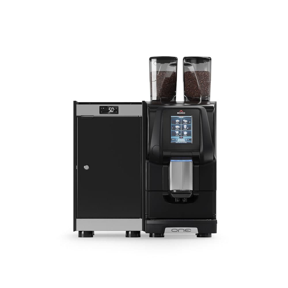 Rancilio EGRO ONE TOP MILK Egro ONE Super Automatic Espresso Machine w/ (1) Group, (1) Steam Wand, & (2) Hoppers - 220v/1ph