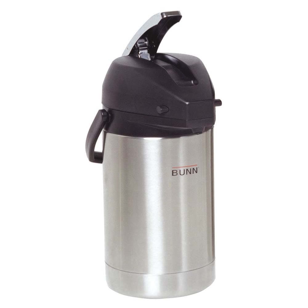 Bunn 2 1/2 Liter Lever Action Airpot, Stainless Steel Liner (32125.0000)