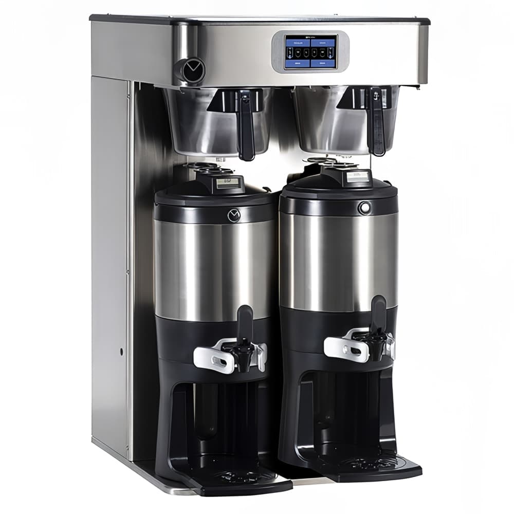 Bunn ICB Twin Platinum Edition Automatic Tall Coffee Brewer for ThermoFresh Servers - Stainless, 120-240v/1ph (53400.0101)