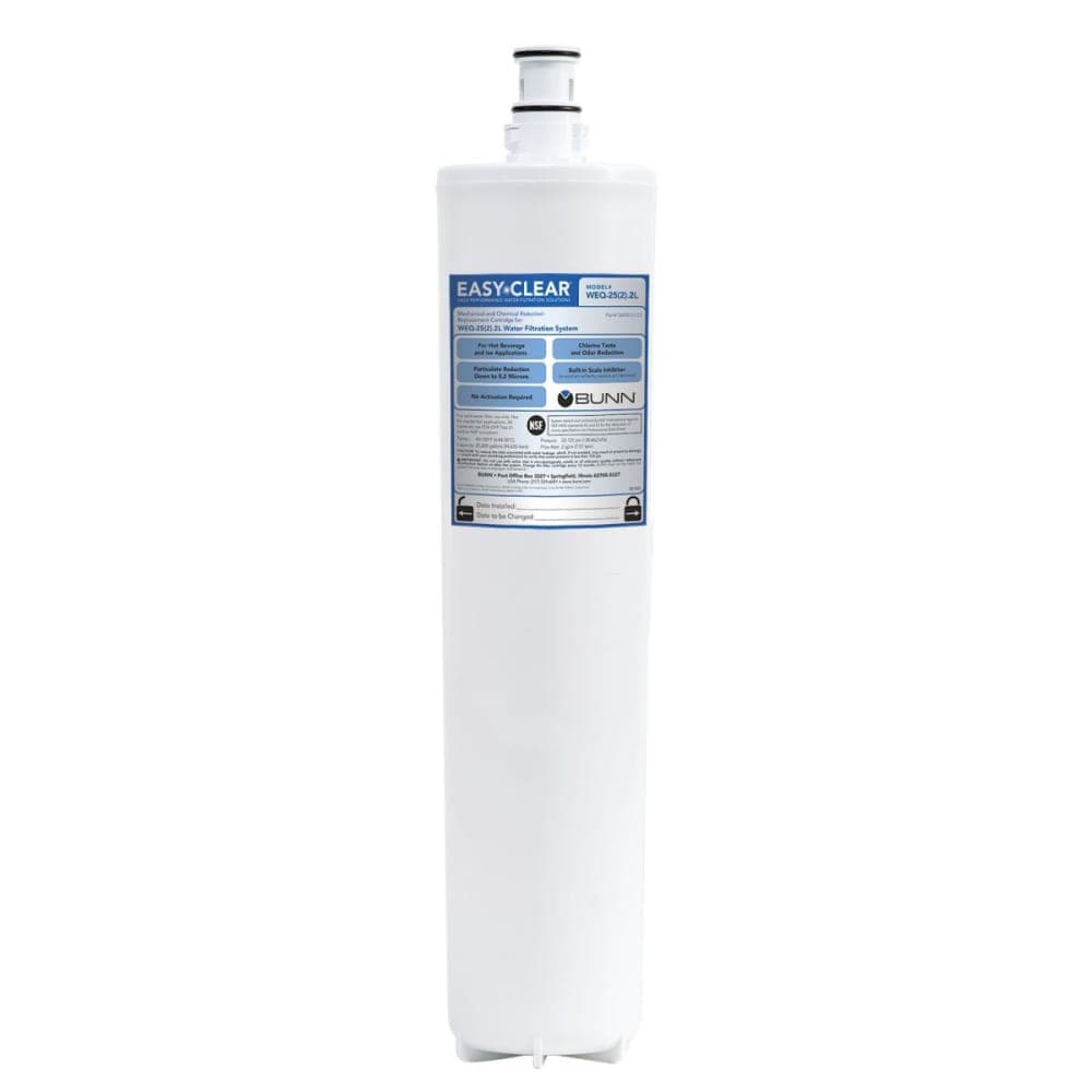 Bunn WEQ-25(2).2L WEQ Water Filter Cartridge w/ 25,000 gal Capacity (56000.0123)