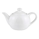 Libbey 905356903 14 oz Royal Rideau Tea Pot - Knob Lid, Loop Handle, White thumbnail 2