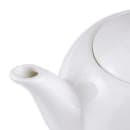 Libbey 905356903 14 oz Royal Rideau Tea Pot - Knob Lid, Loop Handle, White thumbnail 5