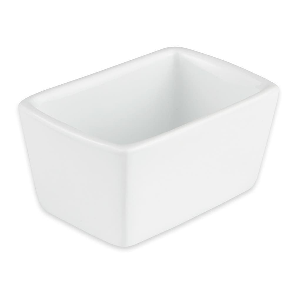 Libbey 911194504 Rectangular Sugar Caddy - Porcelain,  Aluma White