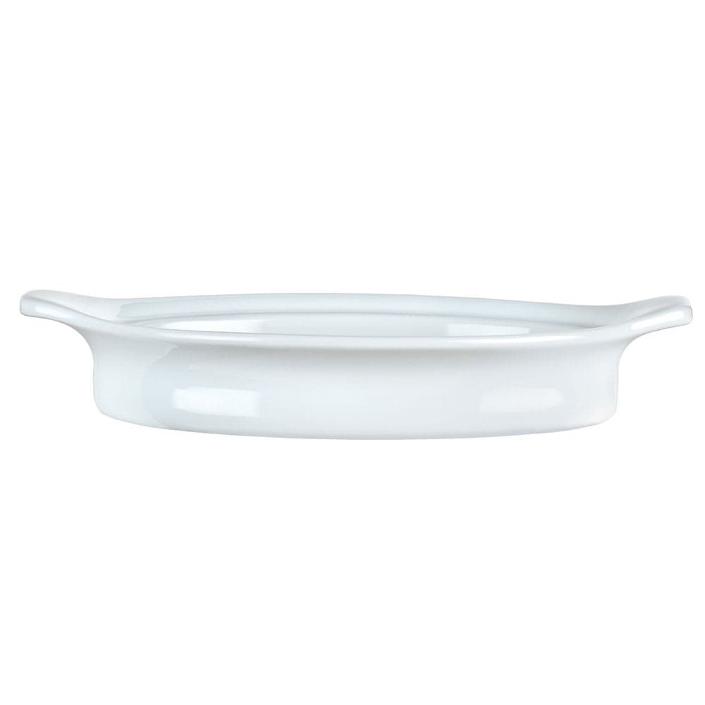 Libbey 911194804 8 oz. Chef's Selection Rarebit Dish - Oval, Aluma White