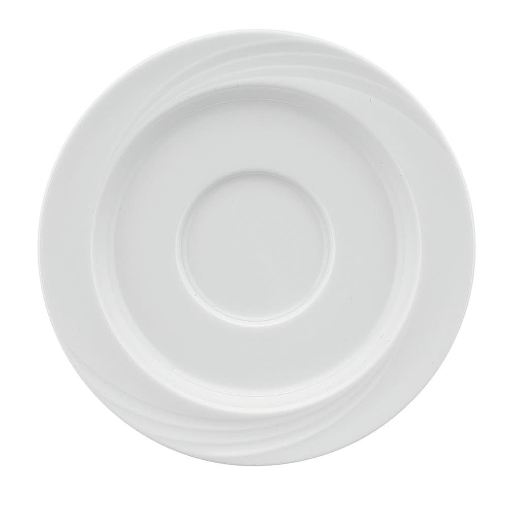 Libbey 9187130 6 5/8" Round Schonwald Saucer - Donna, Porcelain, White
