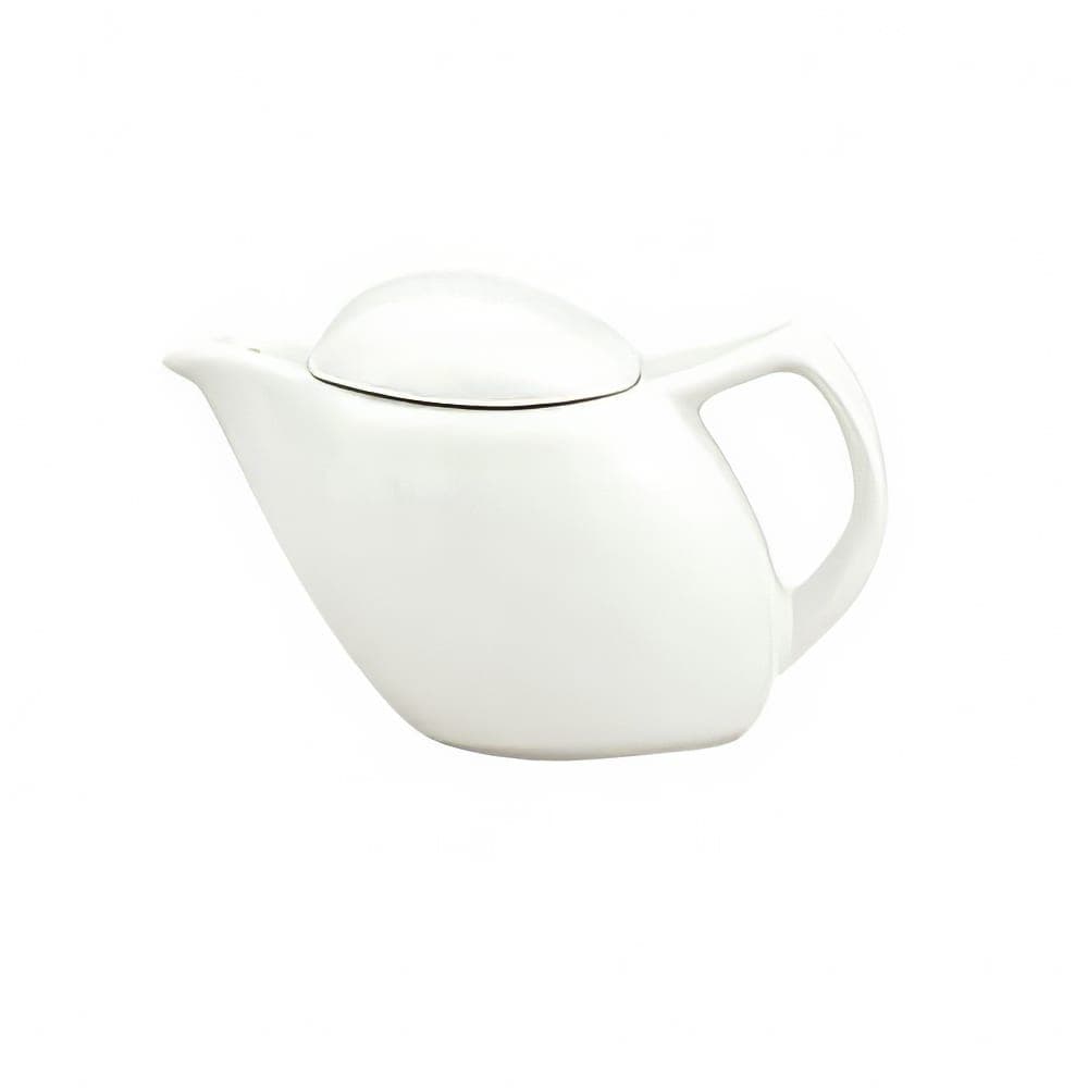 Schonwald 11 oz Porcelain Teapot - Avanti Gusto Pattern, White (9194365)