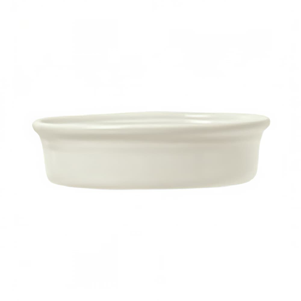 Libbey 950027715 10 oz. Oval, China Baking Dish, Flint