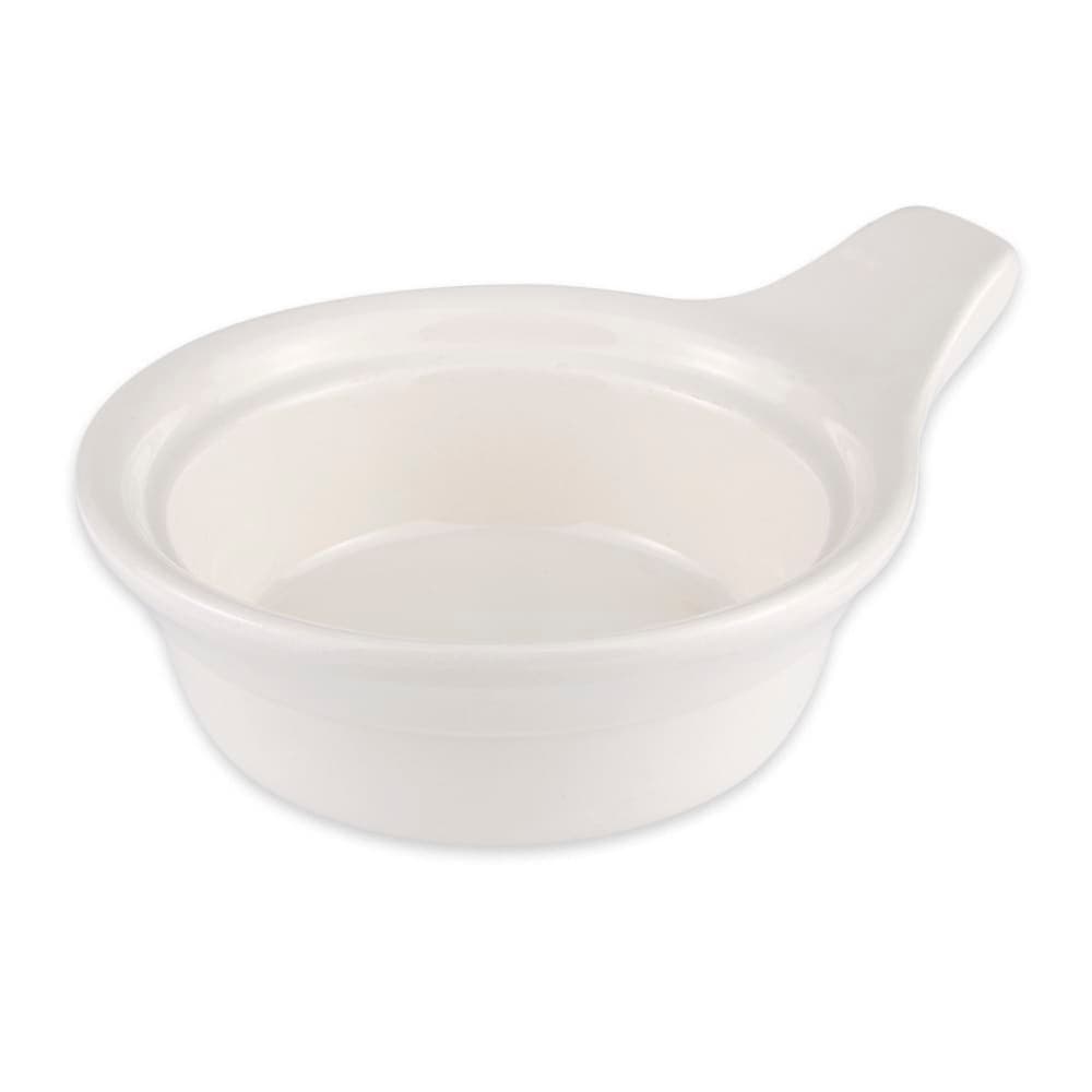 Libbey 950027720 6 oz Round Casablanca® Casserole Dish - Porcelain, Flint