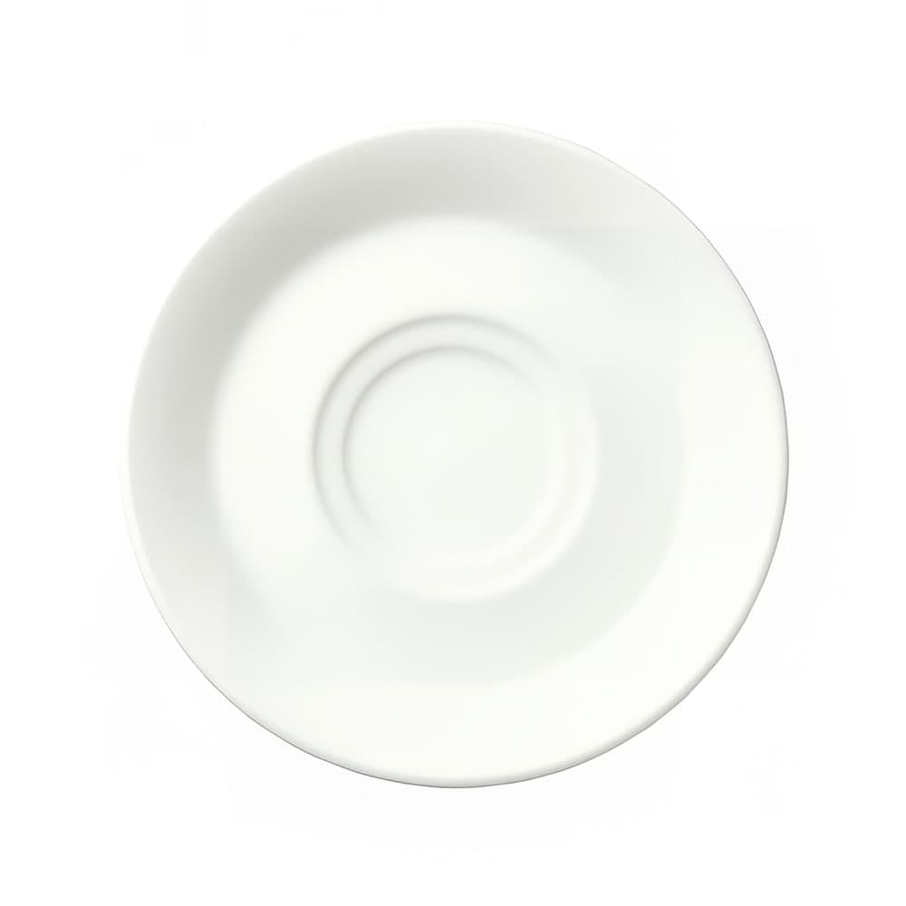 Libbey 950033588 5 7/8" Round Saucer w/ Cirrus Pattern & American Shape, Alumina Body