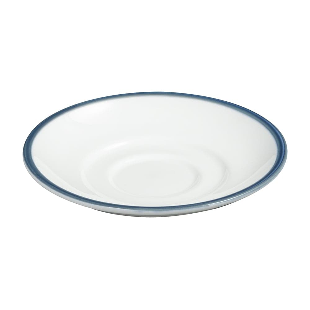 Libbey 999024500 6" Round Porcelain Saucer, Lunar White