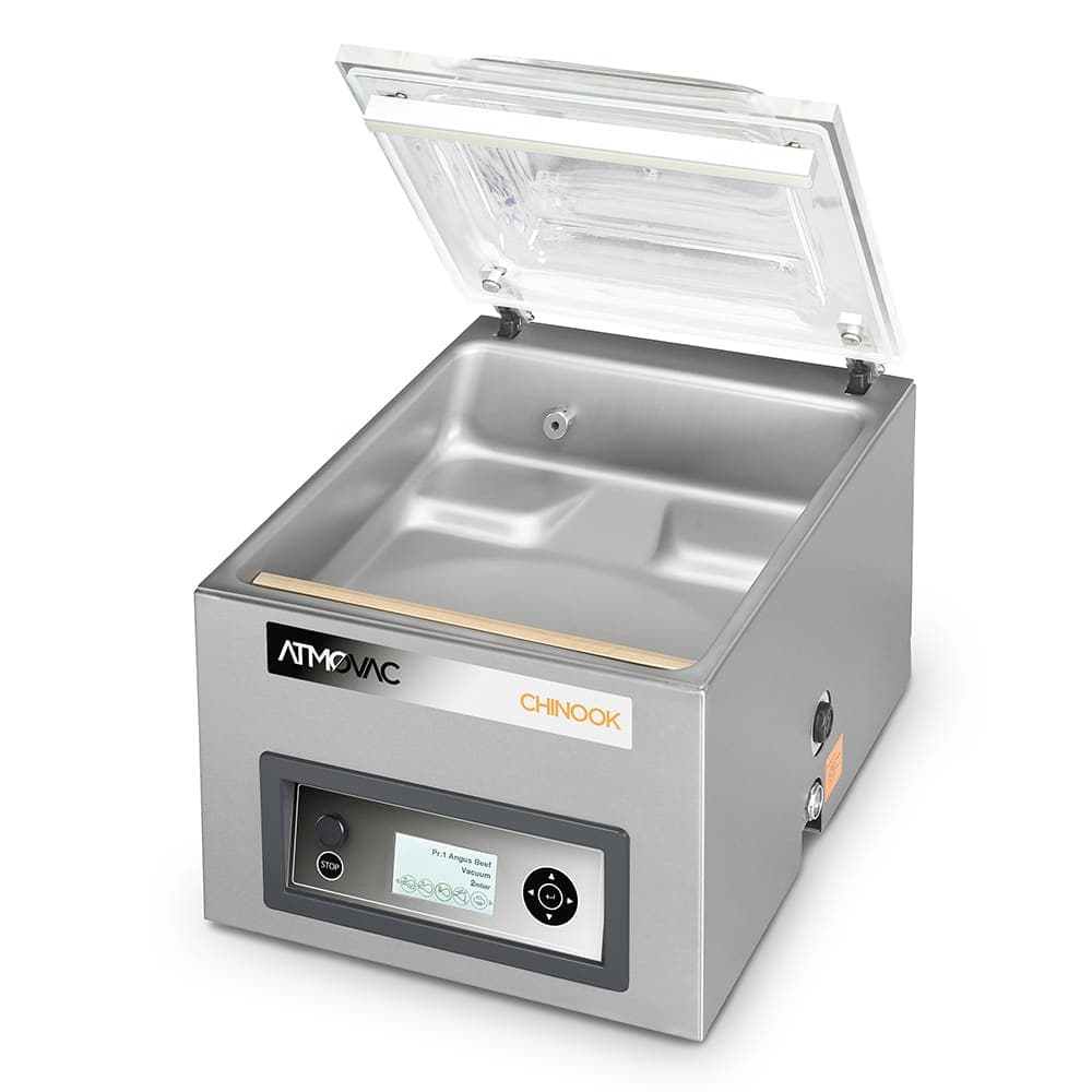 Eurodib CHINOOK16PLUS Atomvac Countertop Vacuum Pack Machine w/ 16" Seal Bar - Stainless, 110v