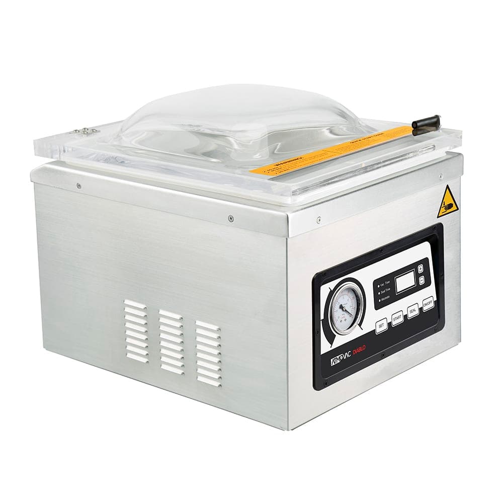 Eurodib DIABLO12 Atomvac Countertop Vacuum Pack Machine w/ 11 1/2" Seal Bar - Stainless, 120v
