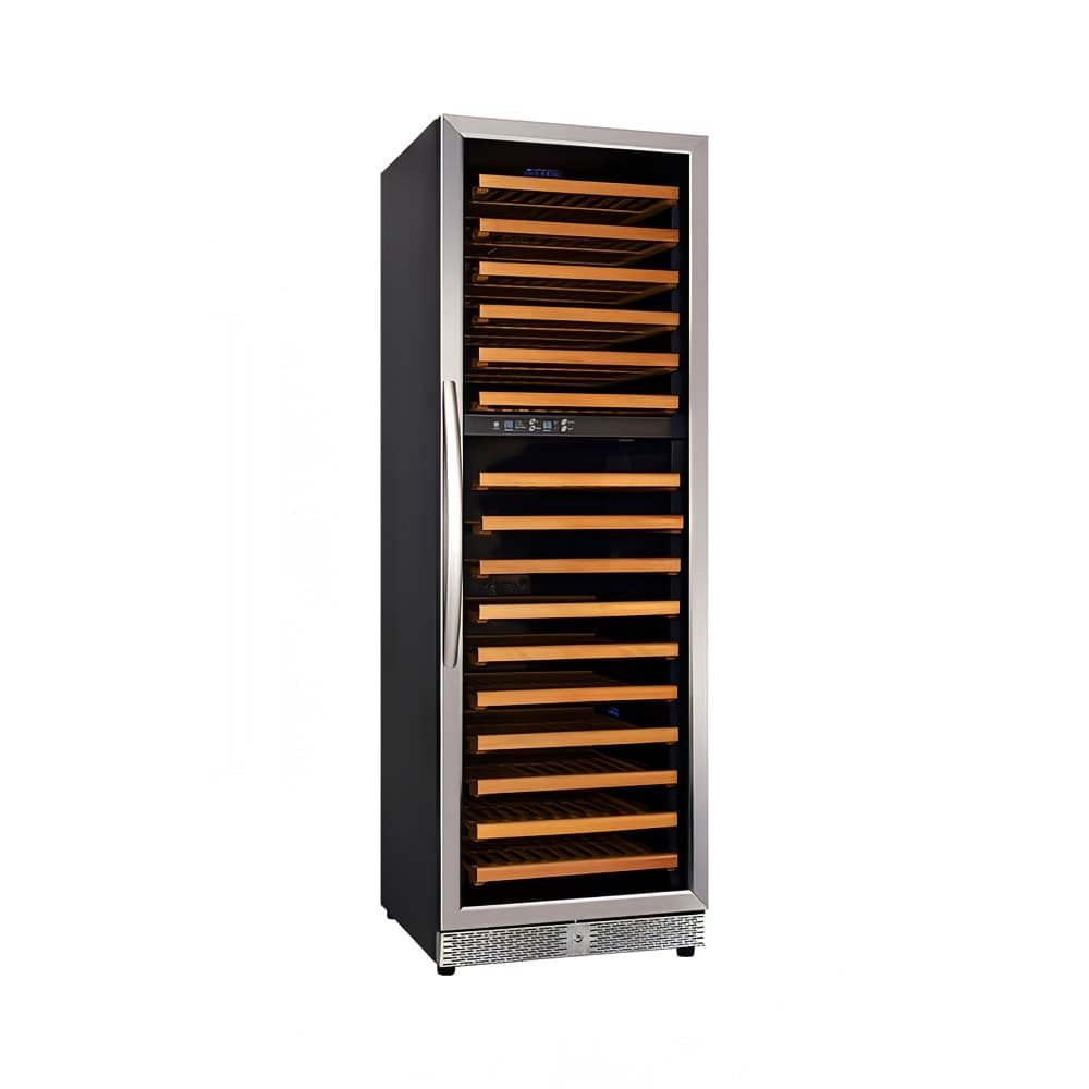 Eurodib USF168D 24" One Section Wine Cooler w/ (2) Zones, 154 Bottle Capacity, 110v