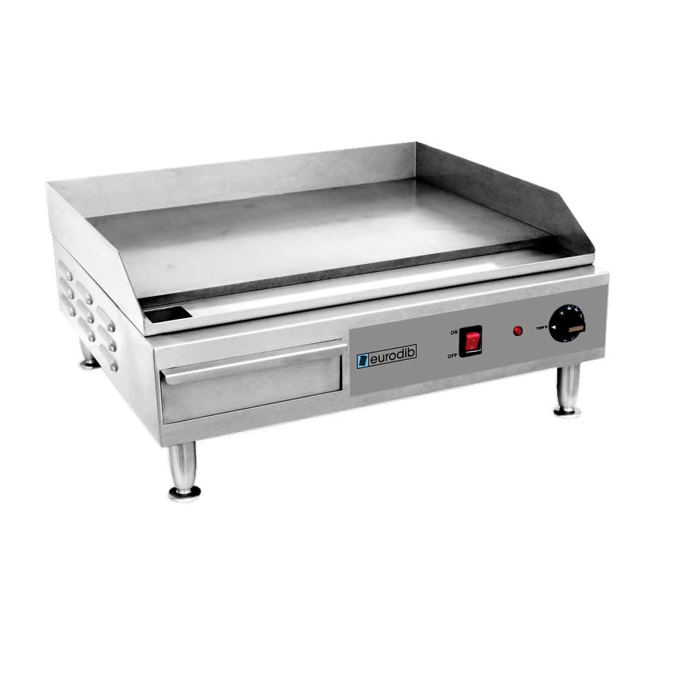 Eurodib SFE04900 24" Electric Griddle w/ Manual Controls - 1/2" Steel Plate, 220v/1ph