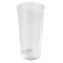 Carlisle 20 oz Clear Fluted Plastic Tumbler (012007) thumbnail 2