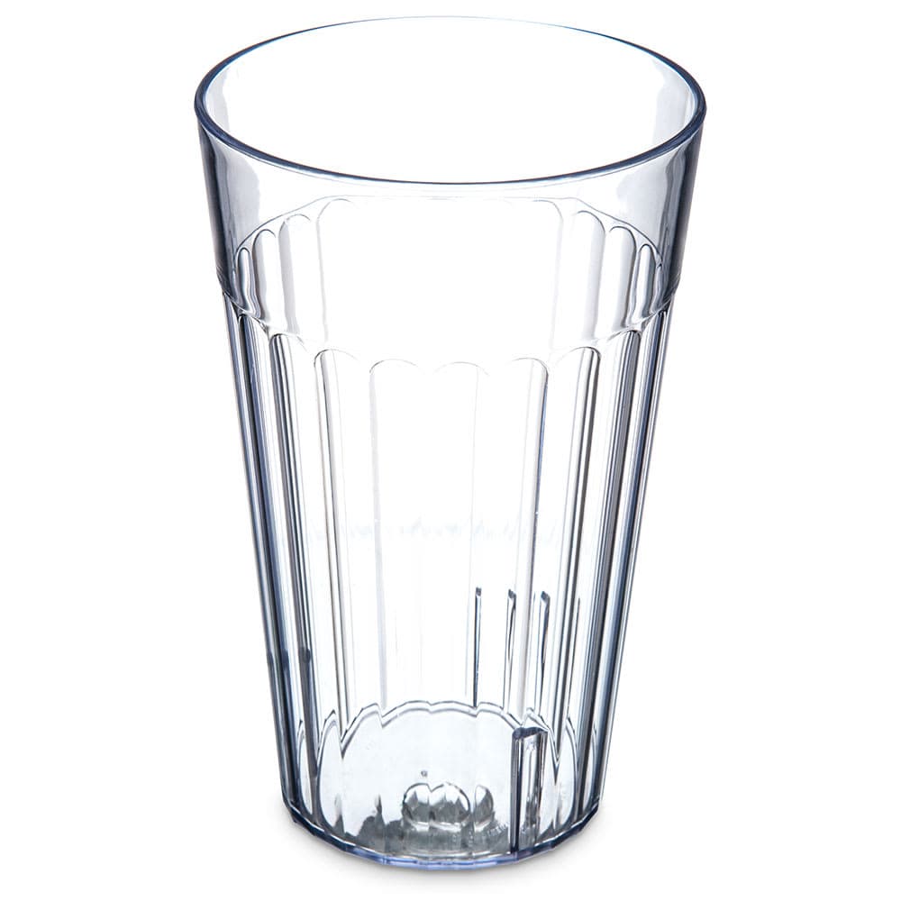 Carlisle 32 oz Clear Fluted Plastic Tumbler (013207)