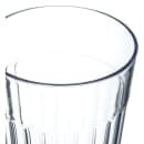 Carlisle 32 oz Clear Fluted Plastic Tumbler (013207) thumbnail 5