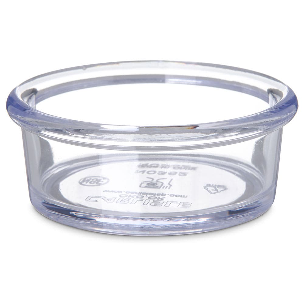 Carlisle 2 1/2 oz Ramekin - Plastic, Clear (036207)