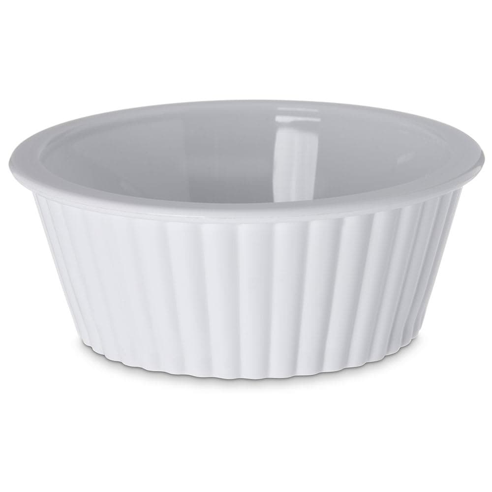 Carlisle 2 oz Fluted Ramekin - White (0844-02)