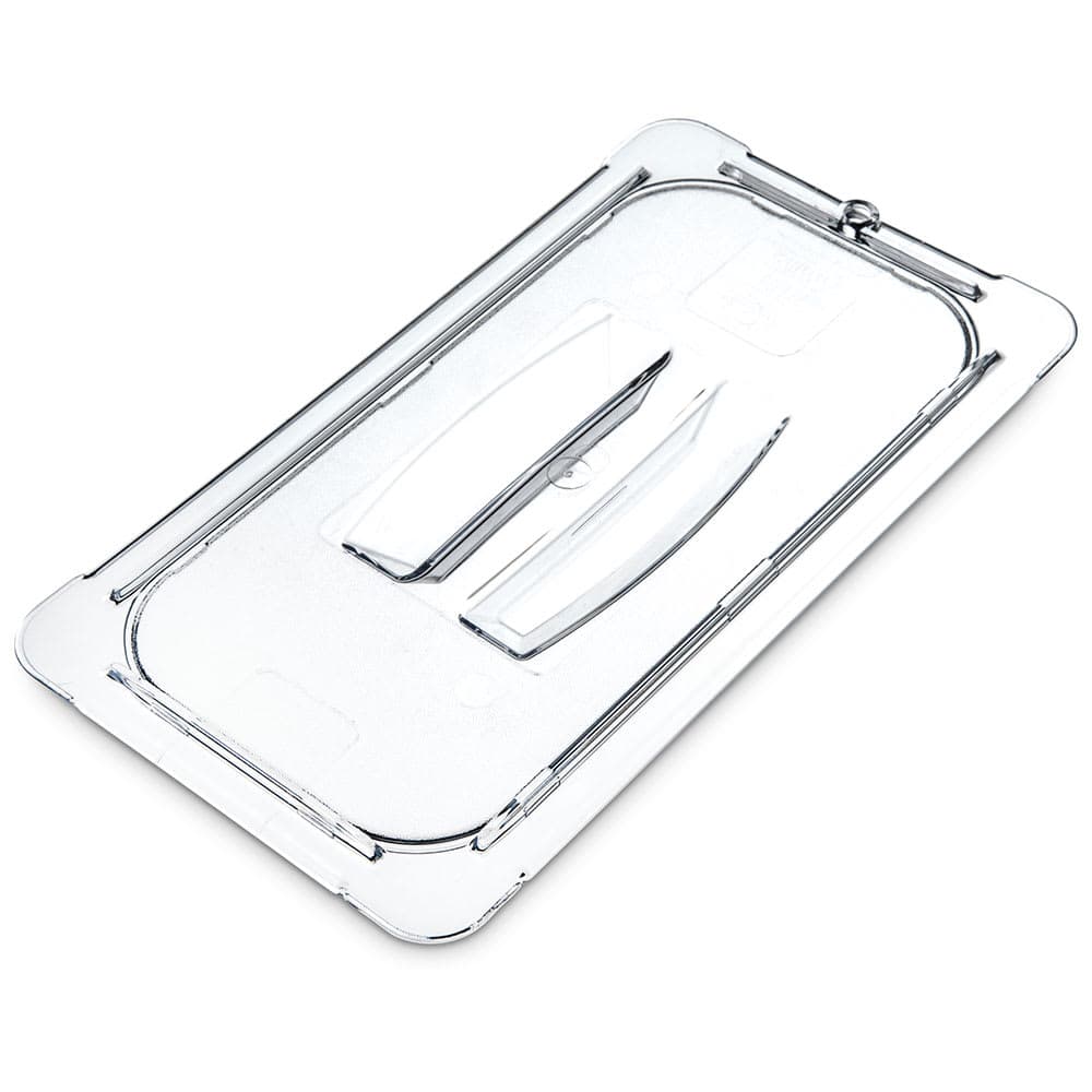 Carlisle Universal 1/3 Size Food Pan Solid Lid - Clear (10270U07)