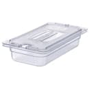 Carlisle Universal 1/3 Size Food Pan Notched Lid - Clear (10271U07) thumbnail 3