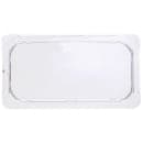 Carlisle Universal 1/3 Size Food Pan Lid - Flat, Clear (10276U07) thumbnail 2
