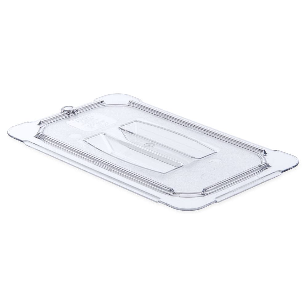 Carlisle Universal 1/4 Size Food Pan Solid Lid - Clear (10290U07)