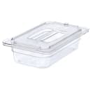 Carlisle Universal 1/4 Size Food Pan Solid Lid - Clear (10290U07) thumbnail 3