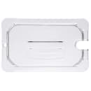 Carlisle Universal 1/4 Size Food Pan Notched Lid - Clear (10291U07) thumbnail 2
