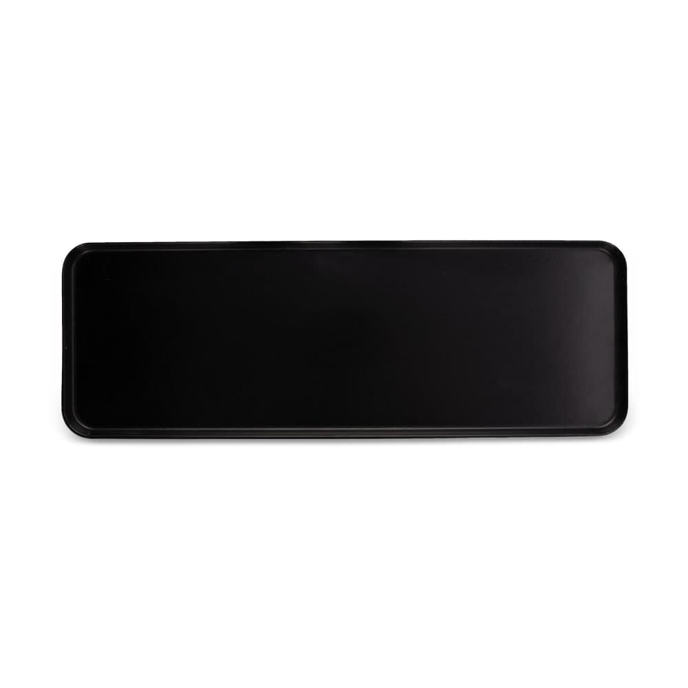 Carlisle Rectangular Market Tray - 30" x 10 7/16" Fiberglass, Ebony (1030FMT309)