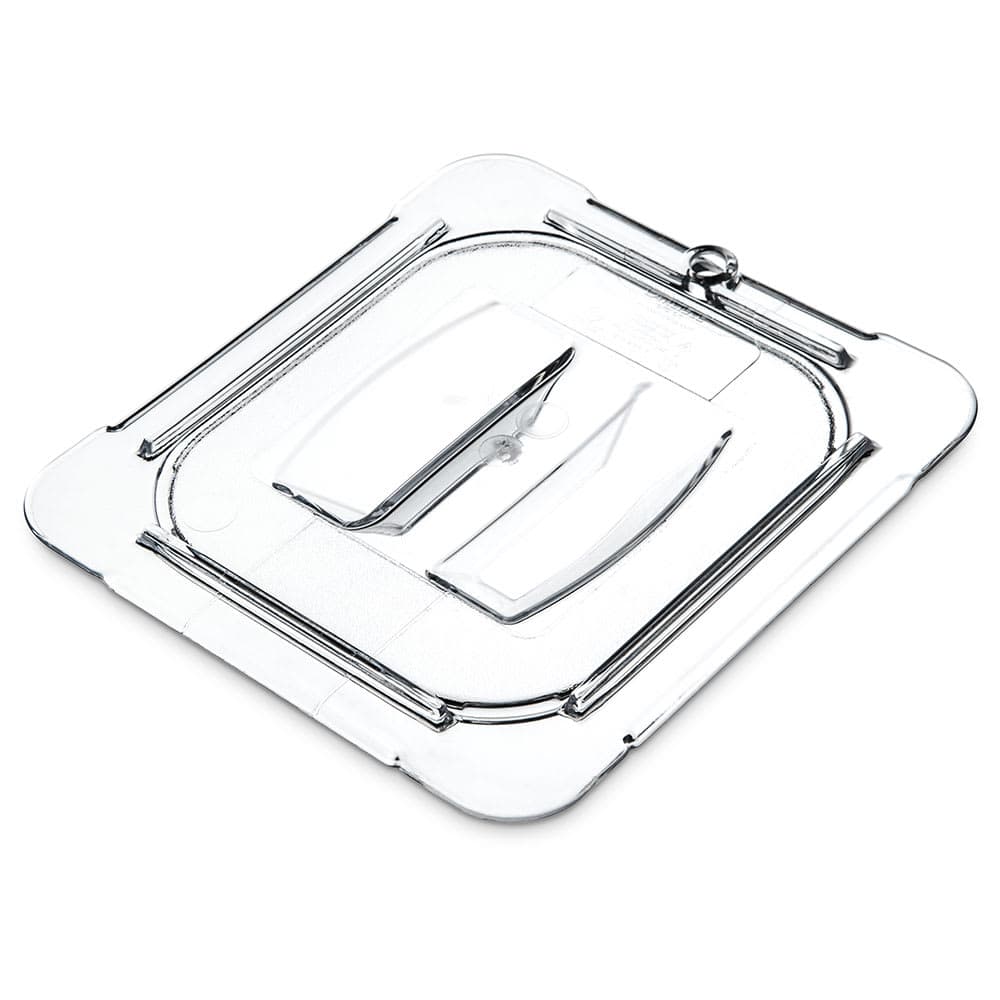 Carlisle Universal 1/6 Size Food Pan Solid Lid - Clear (10310U07)