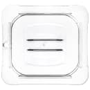Carlisle Universal 1/6 Size Food Pan Solid Lid - Clear (10310U07) thumbnail 2