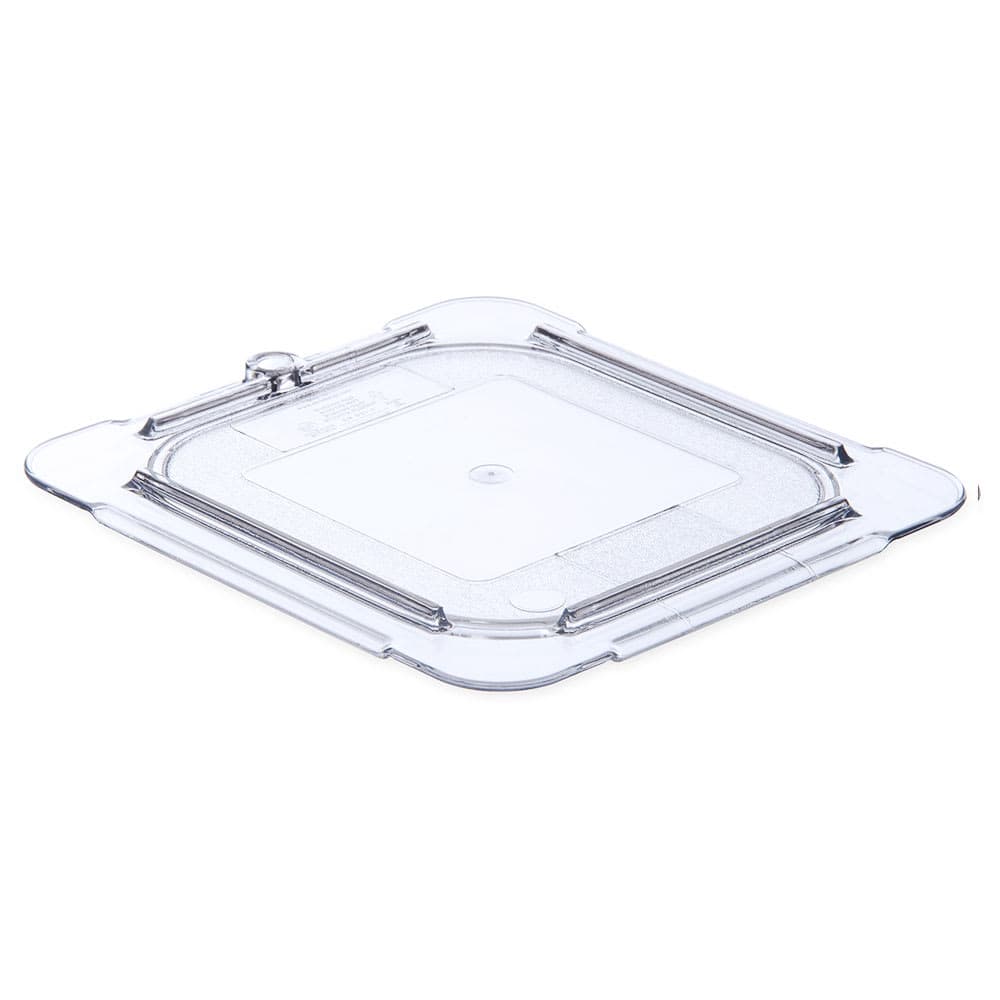 Carlisle Universal 1/6 Size Food Pan Lid - Flat, Clear (10316U07)