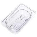 Carlisle 1/9 Size Food Pan Drain Grate - Clear (1033507) thumbnail 3
