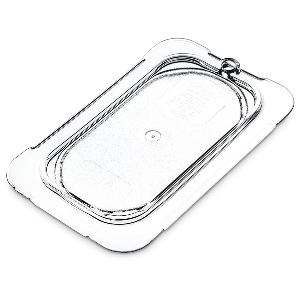 Carlisle Universal 1/9 Size Food Pan Lid - Flat, Clear (10336U07)