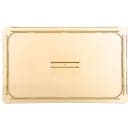 Carlisle Universal Full Size High Heat Food Pan Solid Lid - Amber (10410U13) thumbnail 2