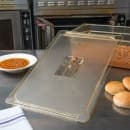 Carlisle Universal Full Size High Heat Food Pan Solid Lid - Amber (10410U13) thumbnail 4