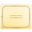 Carlisle Universal Half Size High Heat Food Pan Solid Lid - Amber (10430U13) thumbnail 2