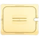 Carlisle Universal Half Size High Heat Food Pan Notched Lid - Amber (10431U13) thumbnail 2