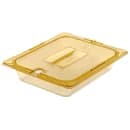 Carlisle Universal Half Size High Heat Food Pan Notched Lid - Amber (10431U13) thumbnail 3