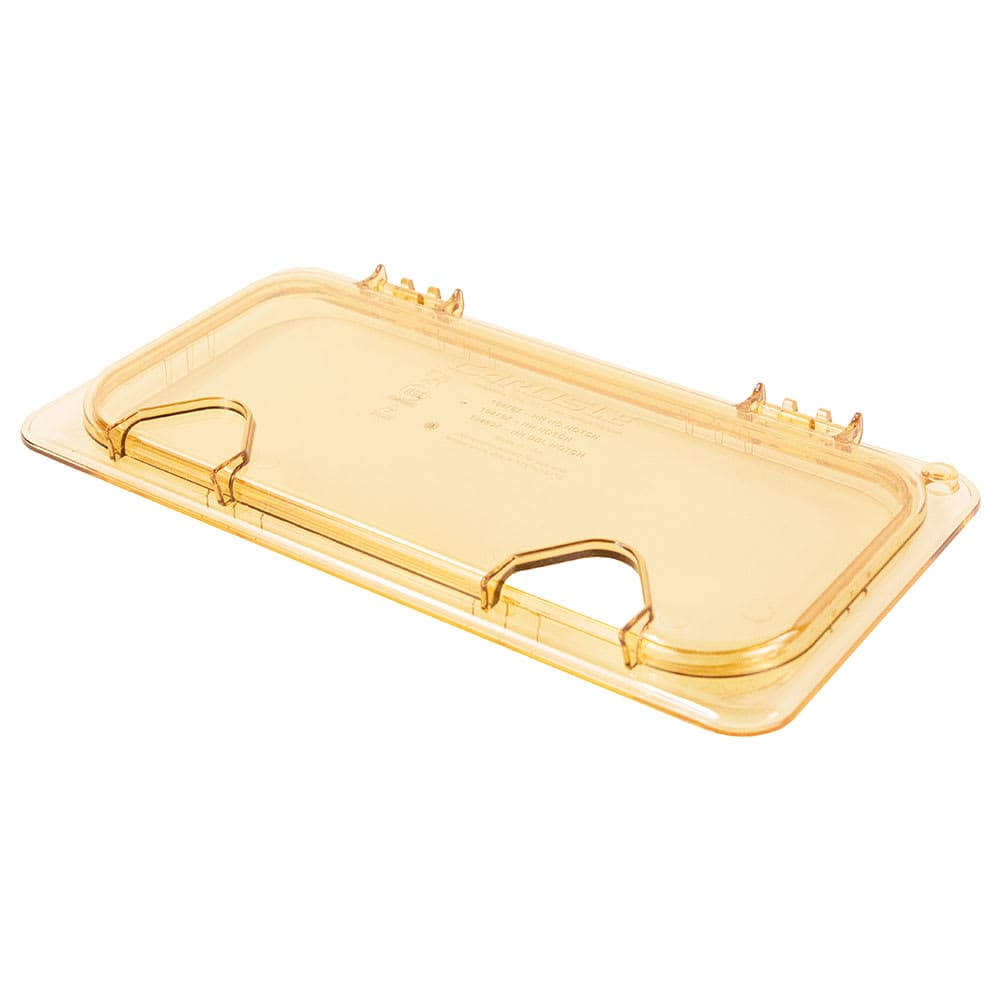 Carlisle StorPlus™ EZ Access High Heat 1/3 Size Universal Lid, Amber (10479Z13)