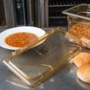 Carlisle StorPlus™ EZ Access High Heat 1/3 Size Universal Lid, Amber (10479Z13) thumbnail 2