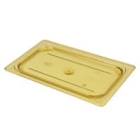 Carlisle Universal 1/4 Size High Heat Food Pan Solid Lid - Amber (10490U13) thumbnail 6