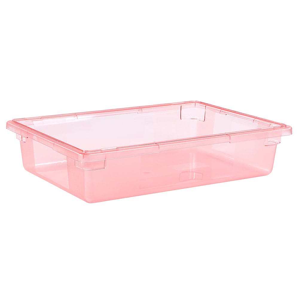 Carlisle 8 1/2 gal Food Storage Box - 26x18x6" Red (10621C05)