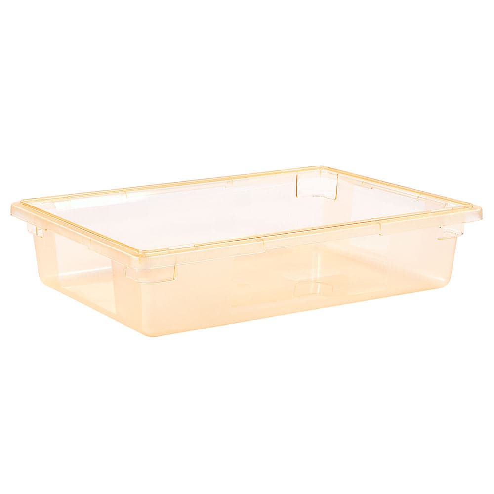 Carlisle 8 1/2 gal Food Storage Box - 26x18x6" Yellow (10621C22)