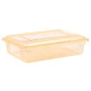 Carlisle 8 1/2 gal Food Storage Box - 26x18x6" Yellow (10621C22) thumbnail 3