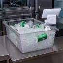 Carlisle 12 1/2 gal Food Storage Box - 26x18x9" Clear (1062207) thumbnail 5