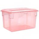 Carlisle 21 1/2 gal Food Storage Box - 26x18x15" Red (10624C05) thumbnail 3