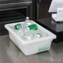 Carlisle 3 1/2 gal Food Storage Box - 18x12x6" White (1063102) thumbnail 5