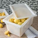 Carlisle 5 1/2 gal Food Storage Box - 18x12x9" White (1063202) thumbnail 5